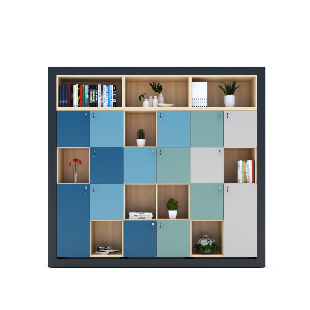 Armário Locker com Moldura