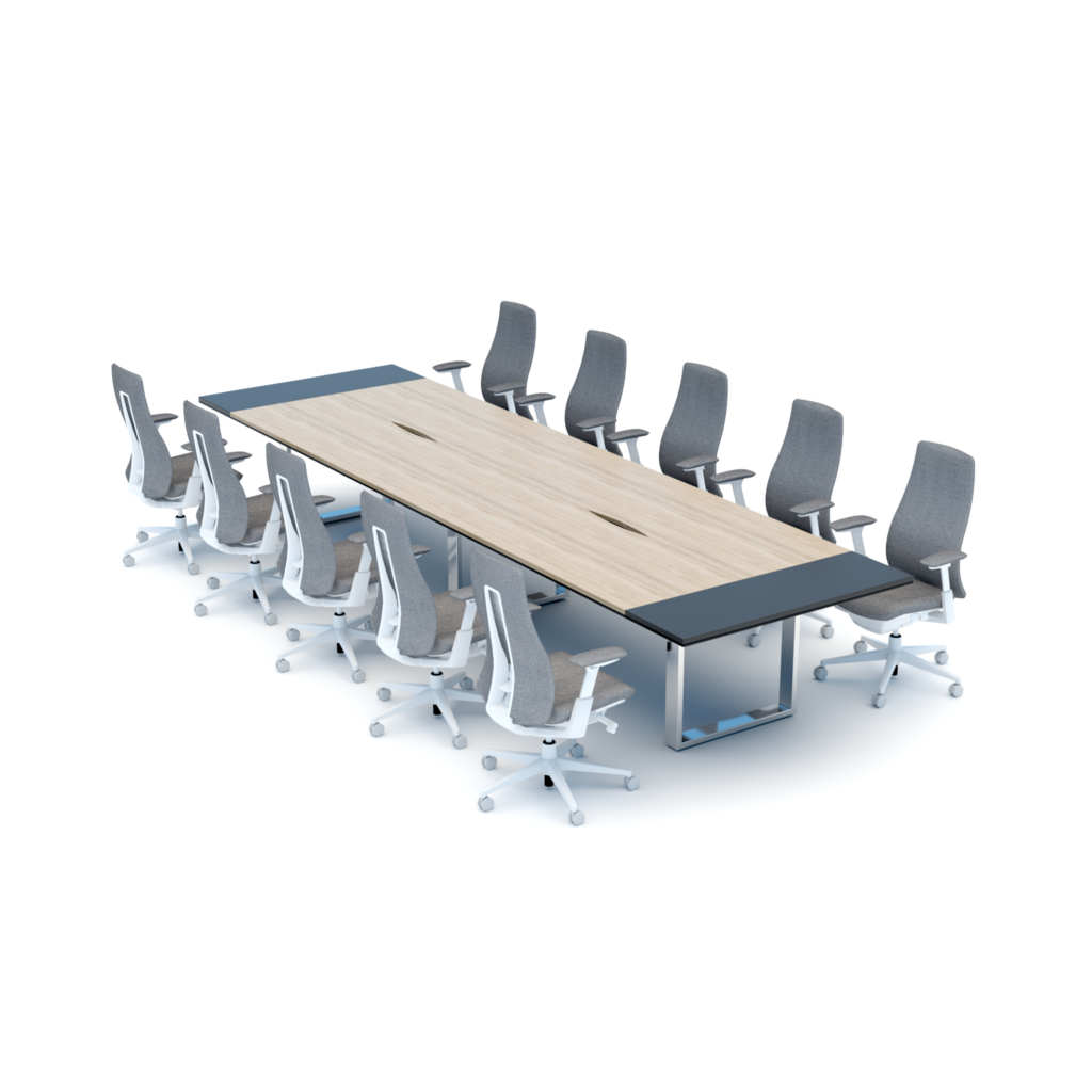 Mesa de reunião Vertu – Retangular