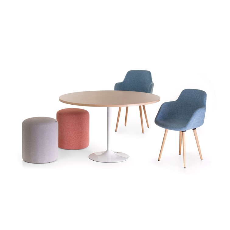 Mesa de reunião bolacha